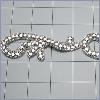 Crystal/Silver Rhinestone Trim